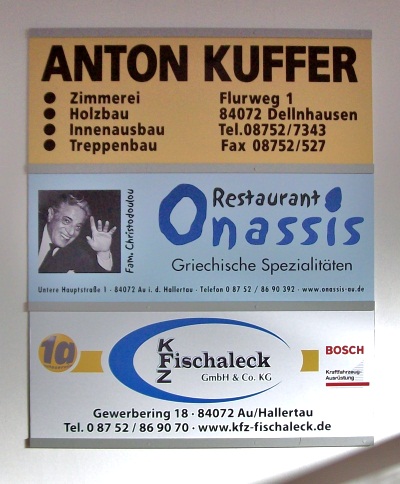 Werbung Restaurant Onassis