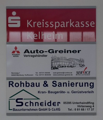 Werbung Autohaus Greiner